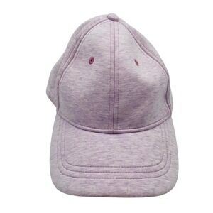 Lululemon Heathered Lilac Purple Cotton Blend OS Adjustable‎ Baseball Cap Hat